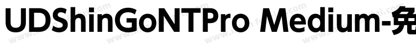UDShinGoNTPro Medium字体转换